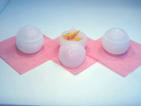 洋菓子フルーツ容器 ミカン（透明）カップ